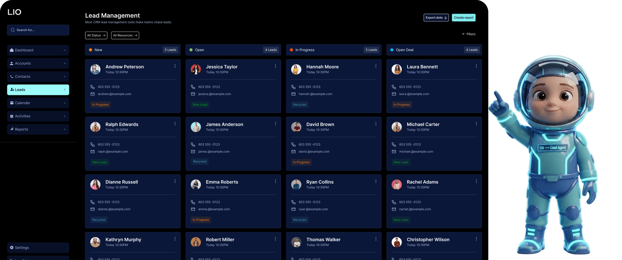 Lead Management Dashboard